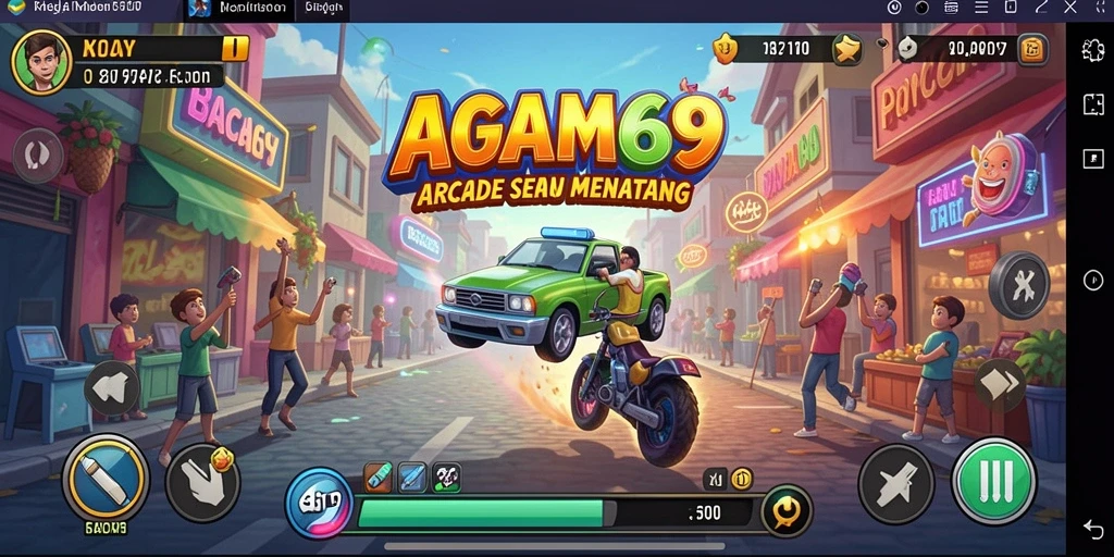 Tampilan seru dari gameplay AGAM69 dalam kategori Arcade.