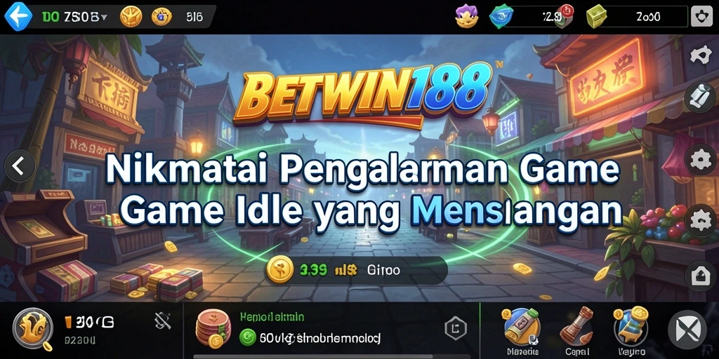 Tampilan gameplay BETWIN188 yang menawan dalam suasana Idle.