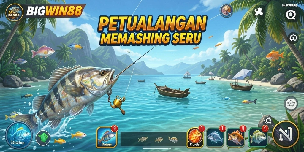 Screenshot gameplay BIGWIN88 dengan visual memancing yang menarik.