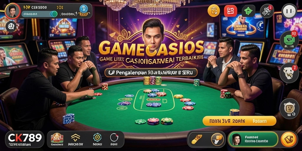 Tampilan gameplay Live Casino yang mendebarkan dari CK789.