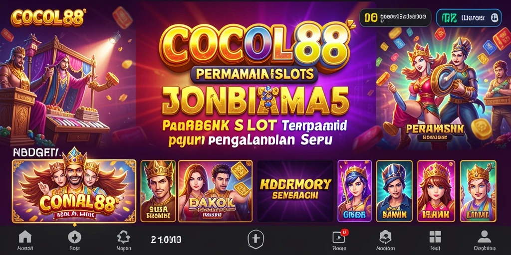 Screenshot menampilkan gameplay Slot yang menarik dan penuh warna.