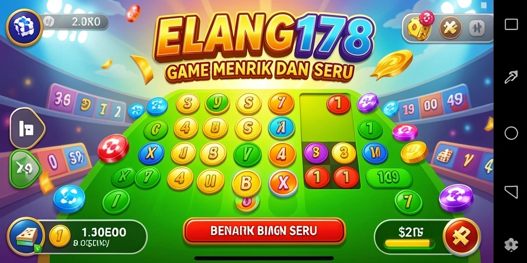 Tampilan seru gameplay Bingo di ELANG178.