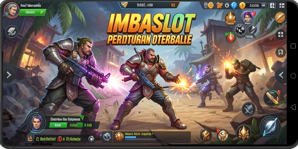 Gameplay seru dan mendebarkan dalam IMBASLOT Battle Royale.