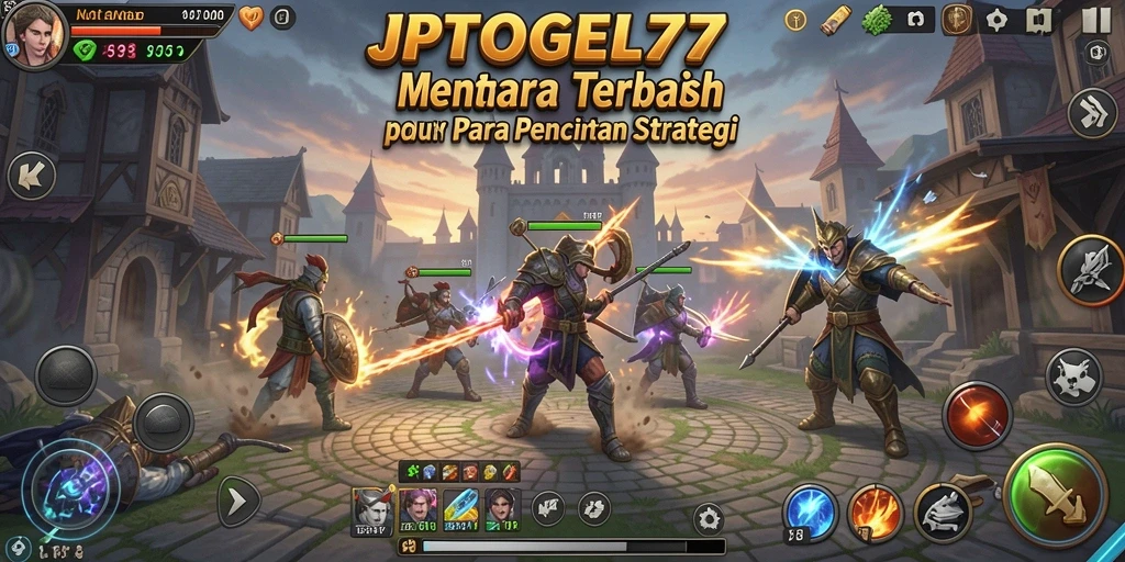 Tampilan gameplay menegangkan dan strategis dari JPTOGEL77.