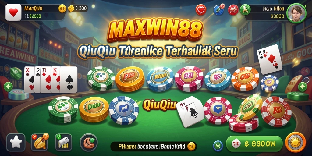 Tampilan gameplay QiuQiu yang mendebarkan di MAXWIN88.