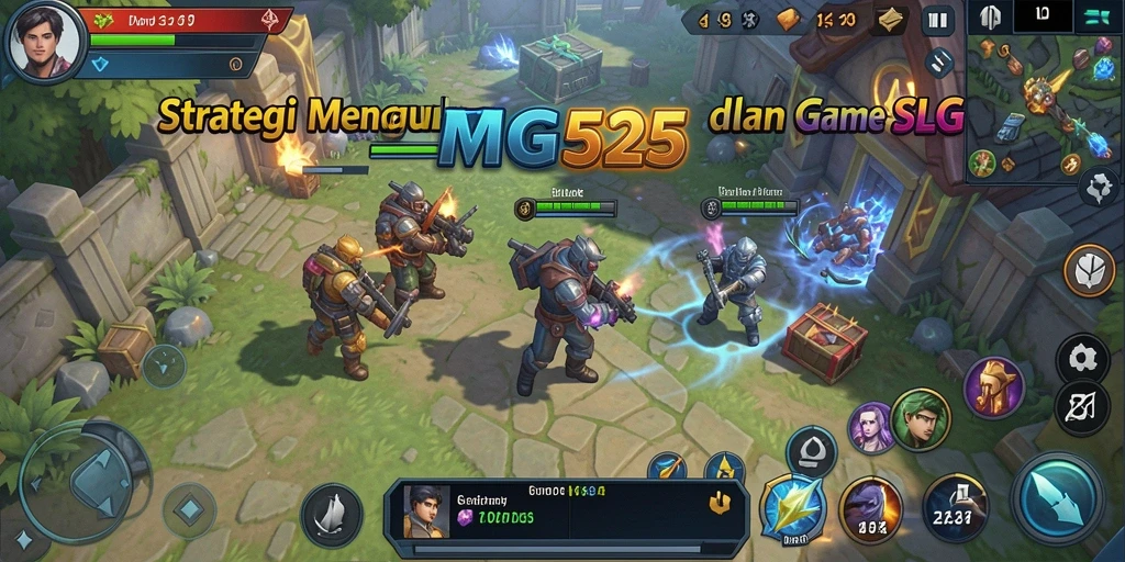 Tampilan gameplay MG525 yang penuh strategi dan aksi seru.