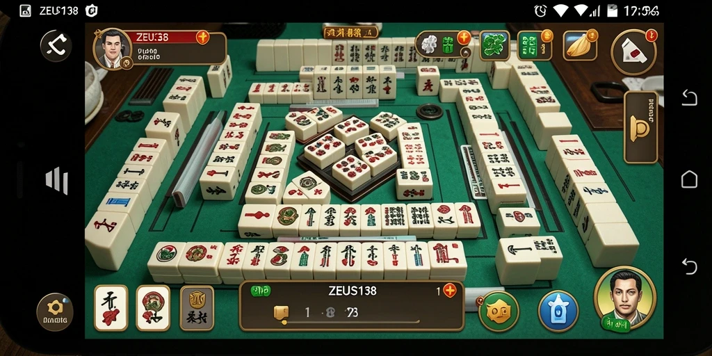 Tampilan screenshot permainan ZEUS138 yang menarik dan penuh tantangan Mahjong.
